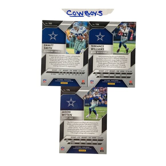 DALLAS COWBOYS -5XS SUPER BOWL CHAMPIONS. 9 TRADING CARD SET OF SELECT PLAYERS - Picture 4 of 4